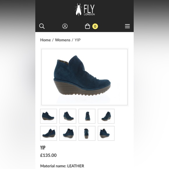 NEW! Fly London Yank Suede Fringe Ankle Boots - Picture 4 of 4